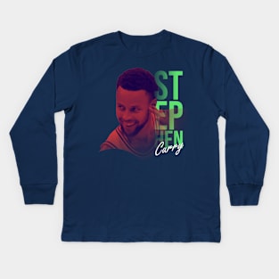 Stephen Curry The Baby-Faced Assassin Kids Long Sleeve T-Shirt